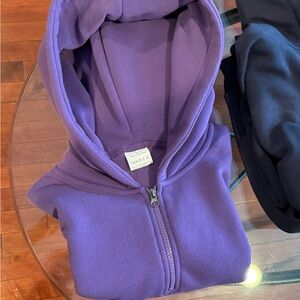 Purple Zip-Up Hoodie